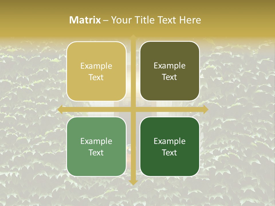 Lush Parrot Texture PowerPoint Template