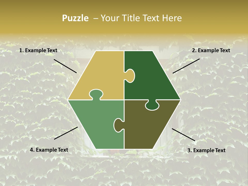 Lush Parrot Texture PowerPoint Template