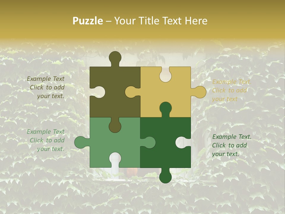 Lush Parrot Texture PowerPoint Template