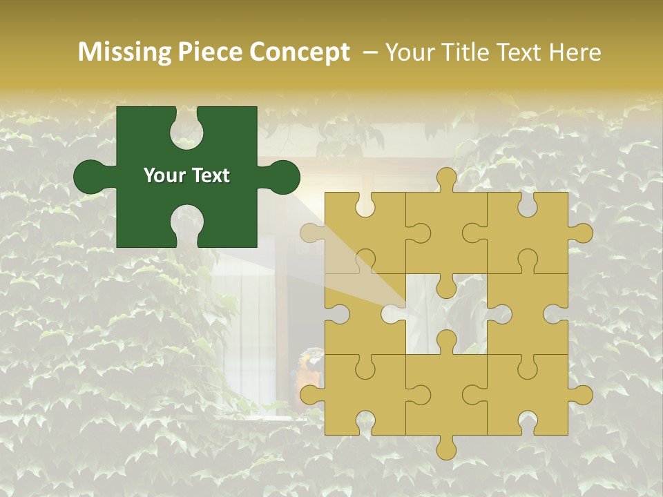 Lush Parrot Texture PowerPoint Template