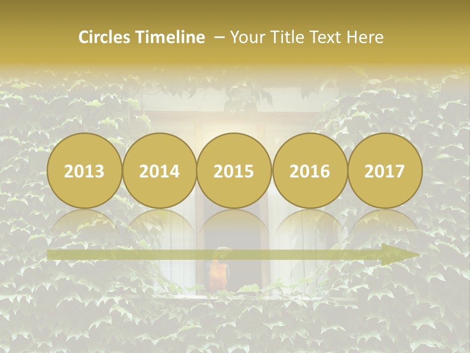 Lush Parrot Texture PowerPoint Template