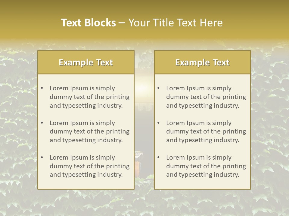 Lush Parrot Texture PowerPoint Template