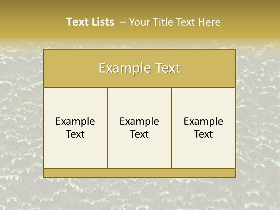 Lush Parrot Texture PowerPoint Template
