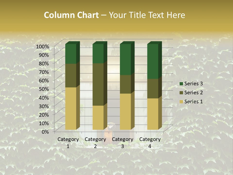 Lush Parrot Texture PowerPoint Template