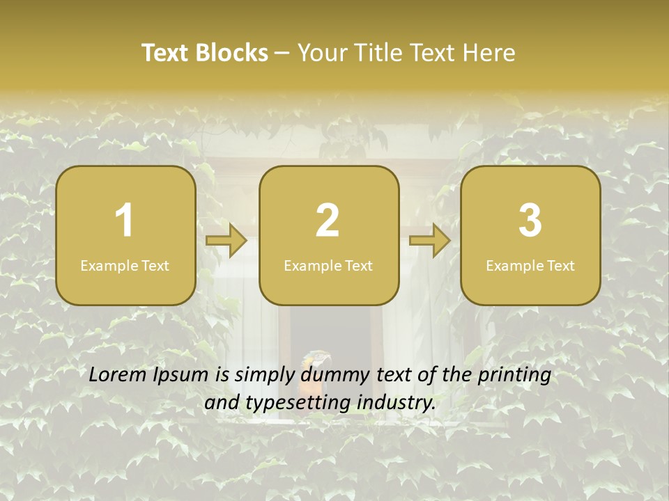 Lush Parrot Texture PowerPoint Template