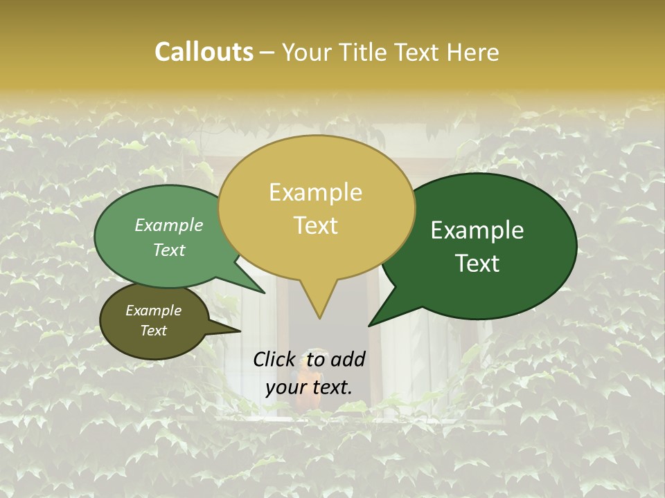 Lush Parrot Texture PowerPoint Template