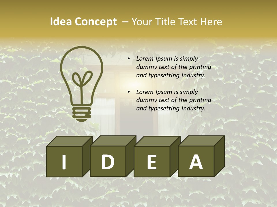 Lush Parrot Texture PowerPoint Template