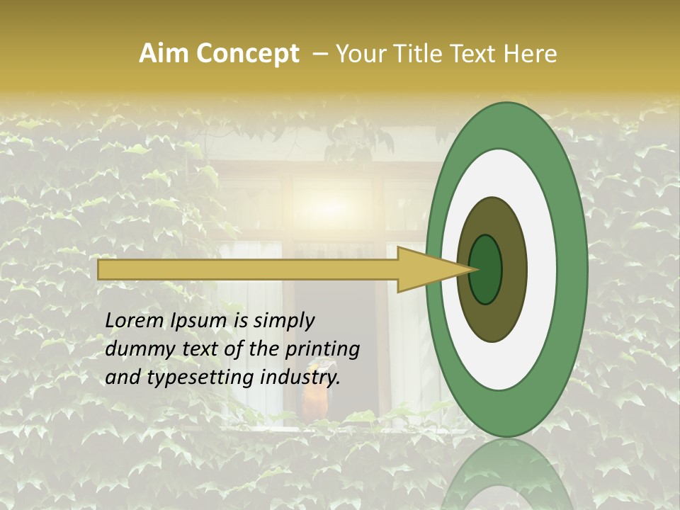 Lush Parrot Texture PowerPoint Template