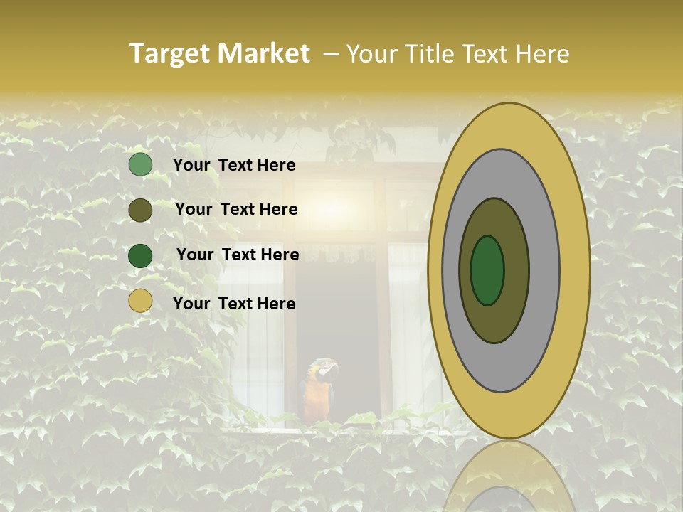 Lush Parrot Texture PowerPoint Template