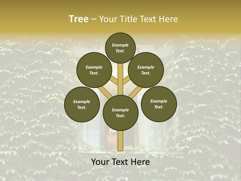 Lush Parrot Texture PowerPoint Template