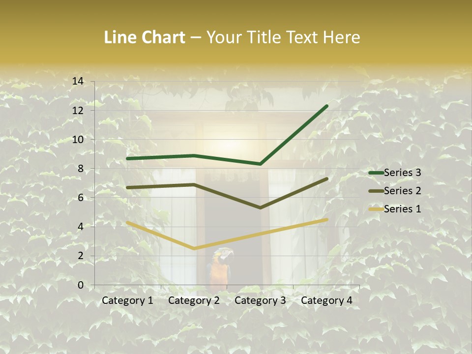 Lush Parrot Texture PowerPoint Template