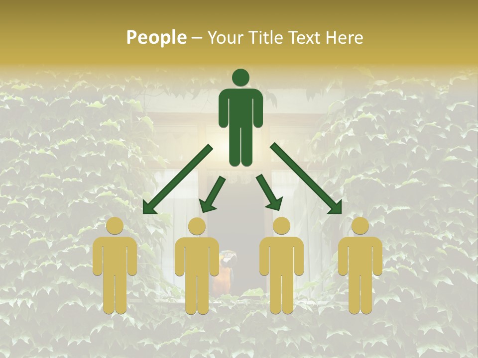 Lush Parrot Texture PowerPoint Template