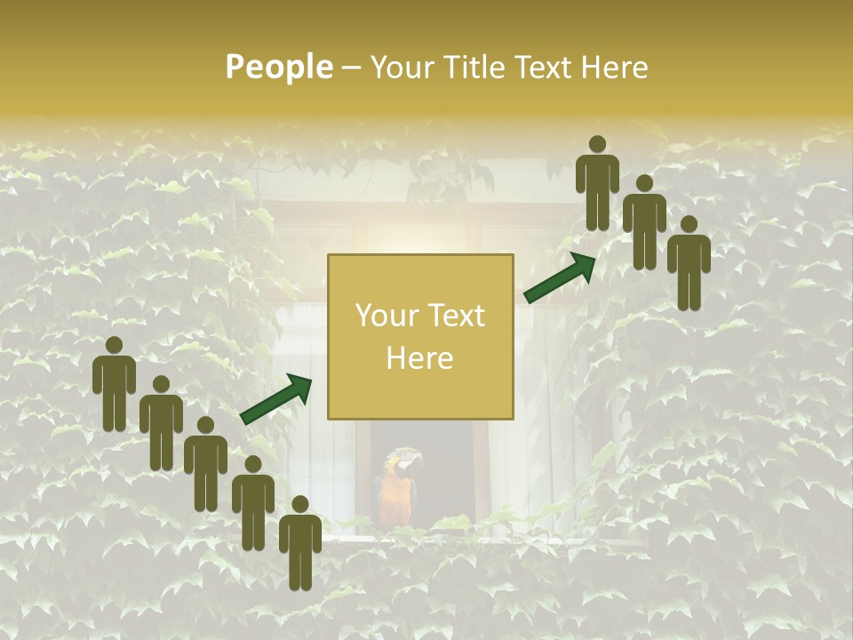 Lush Parrot Texture PowerPoint Template