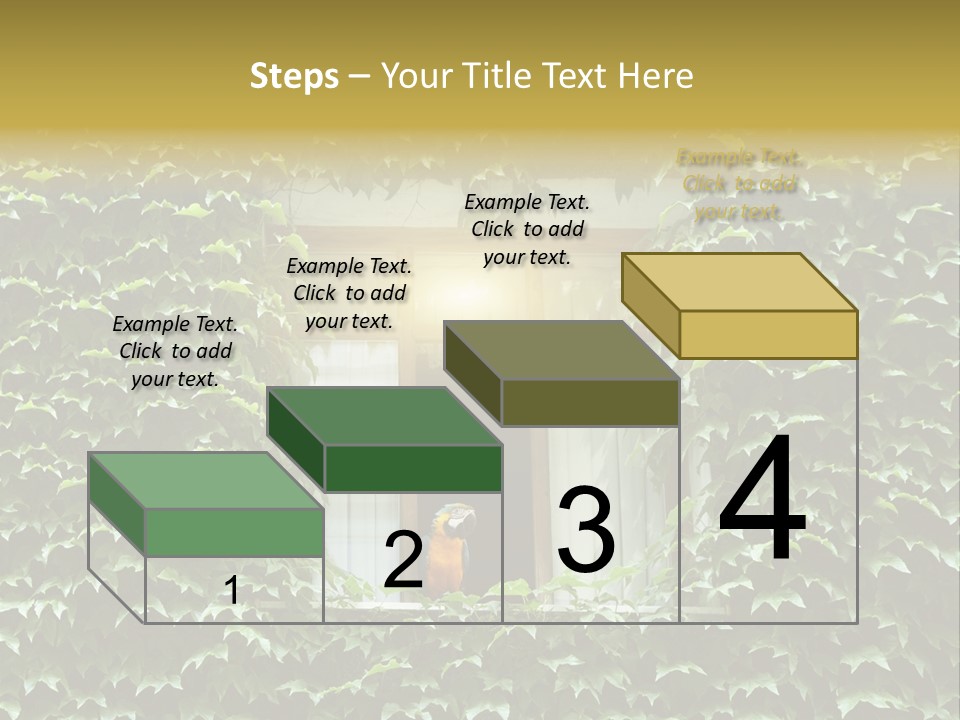 Lush Parrot Texture PowerPoint Template