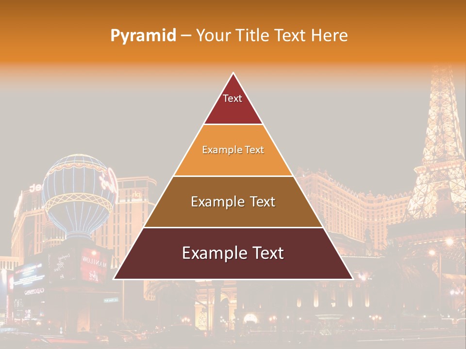 Tower Vegas Scene PowerPoint Template