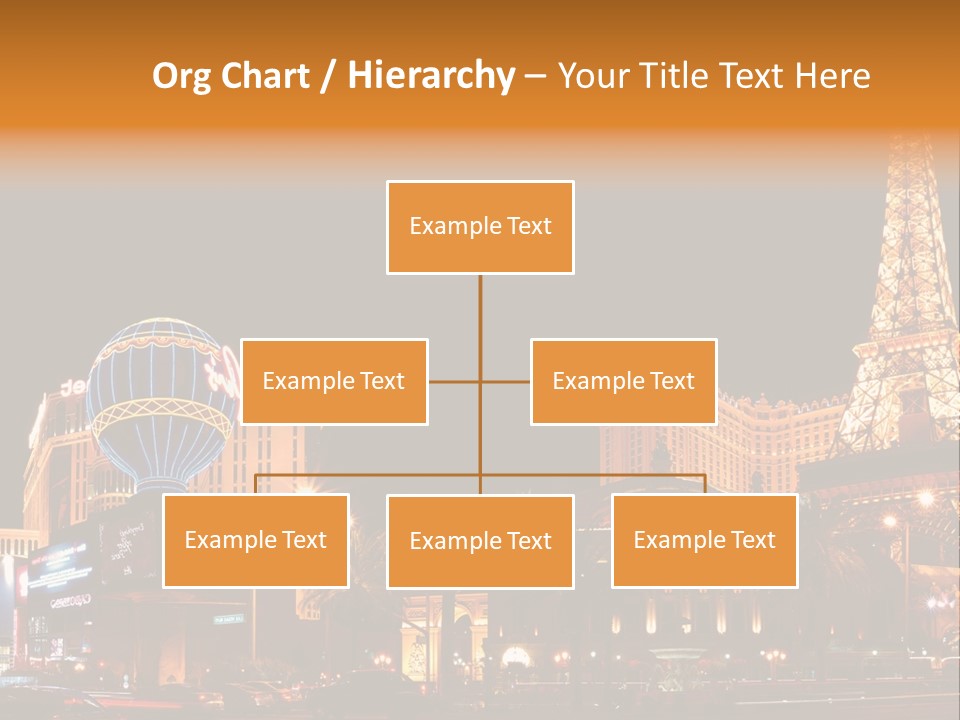 Tower Vegas Scene PowerPoint Template