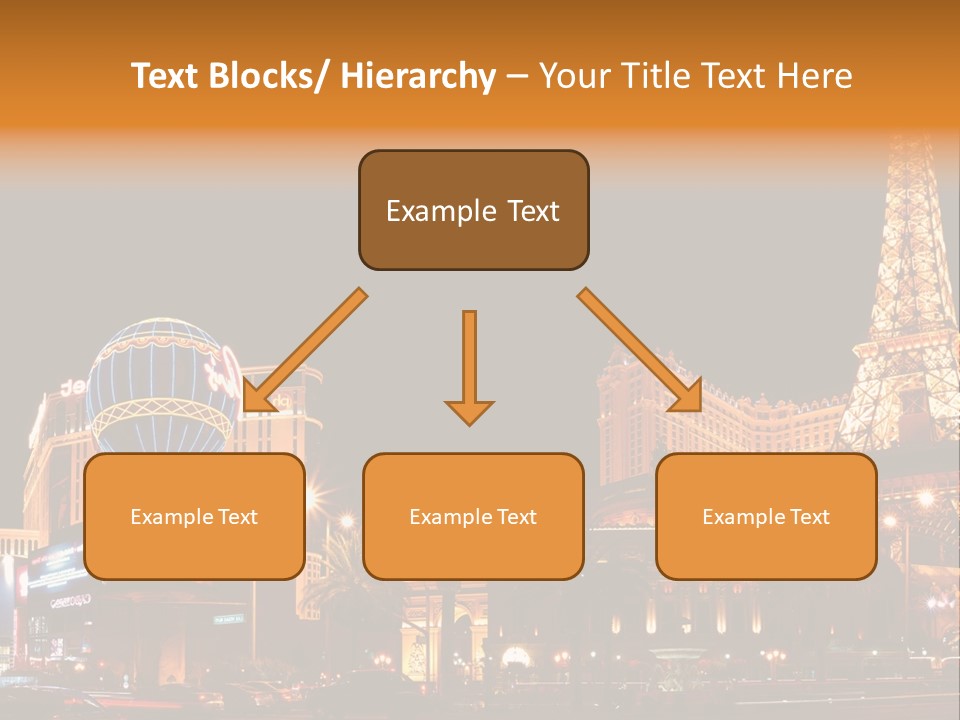 Tower Vegas Scene PowerPoint Template