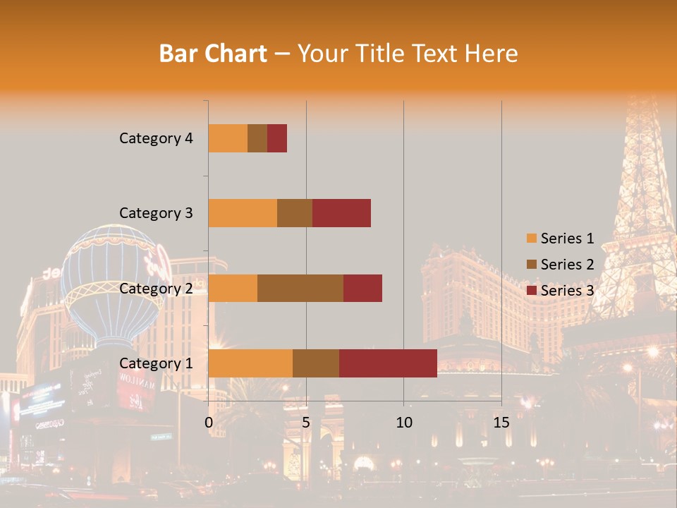 Tower Vegas Scene PowerPoint Template