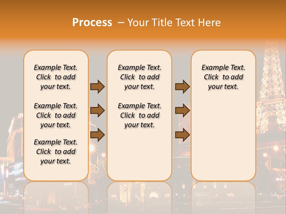 Tower Vegas Scene PowerPoint Template