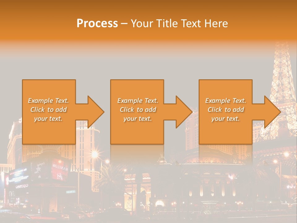 Tower Vegas Scene PowerPoint Template