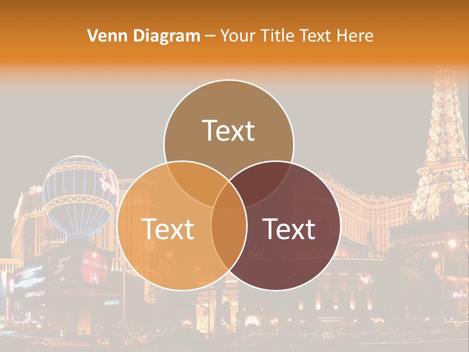 Tower Vegas Scene PowerPoint Template