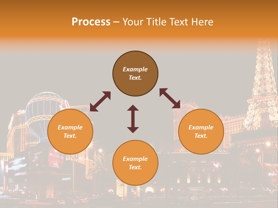 Tower Vegas Scene PowerPoint Template