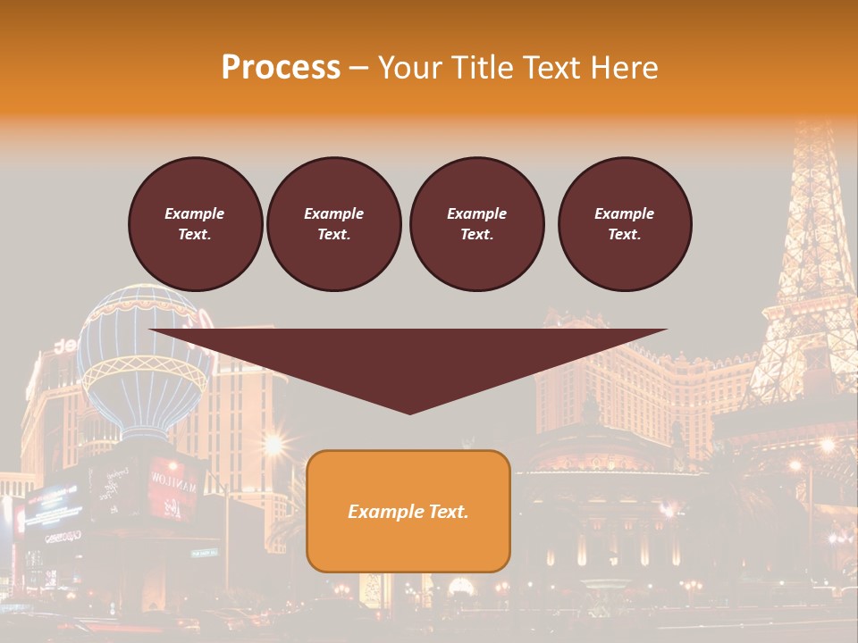 Tower Vegas Scene PowerPoint Template