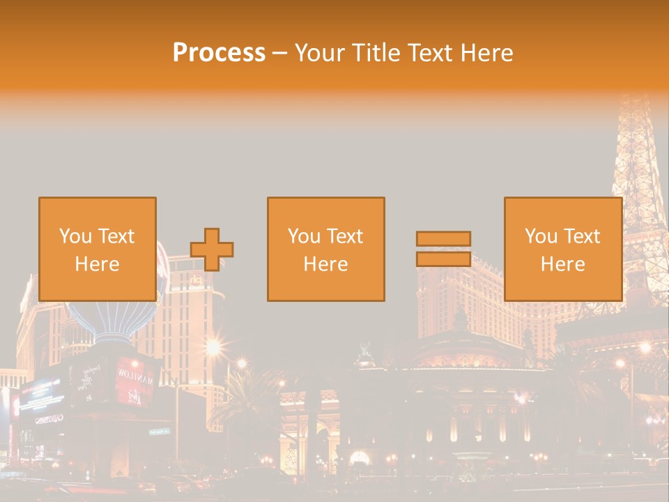Tower Vegas Scene PowerPoint Template