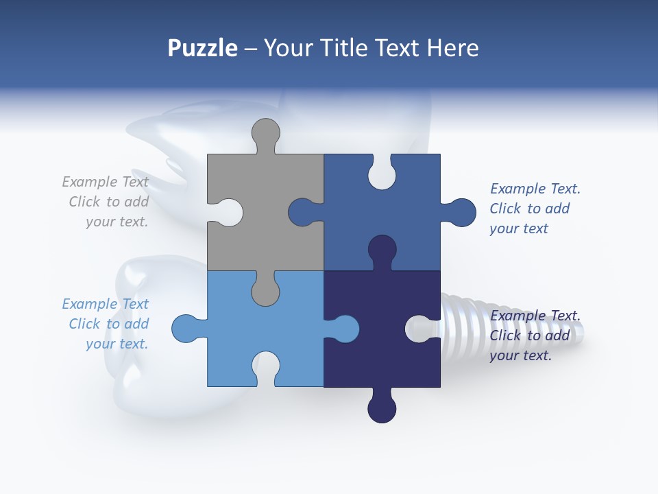 Artificial Treatment Dentistry PowerPoint Template