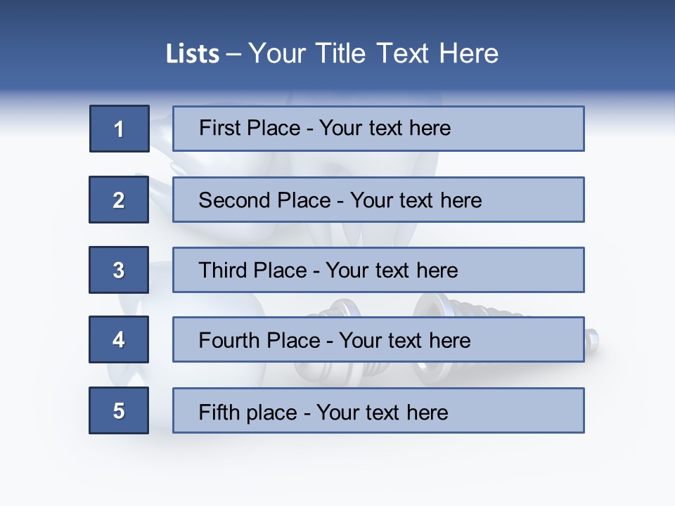 Artificial Treatment Dentistry PowerPoint Template