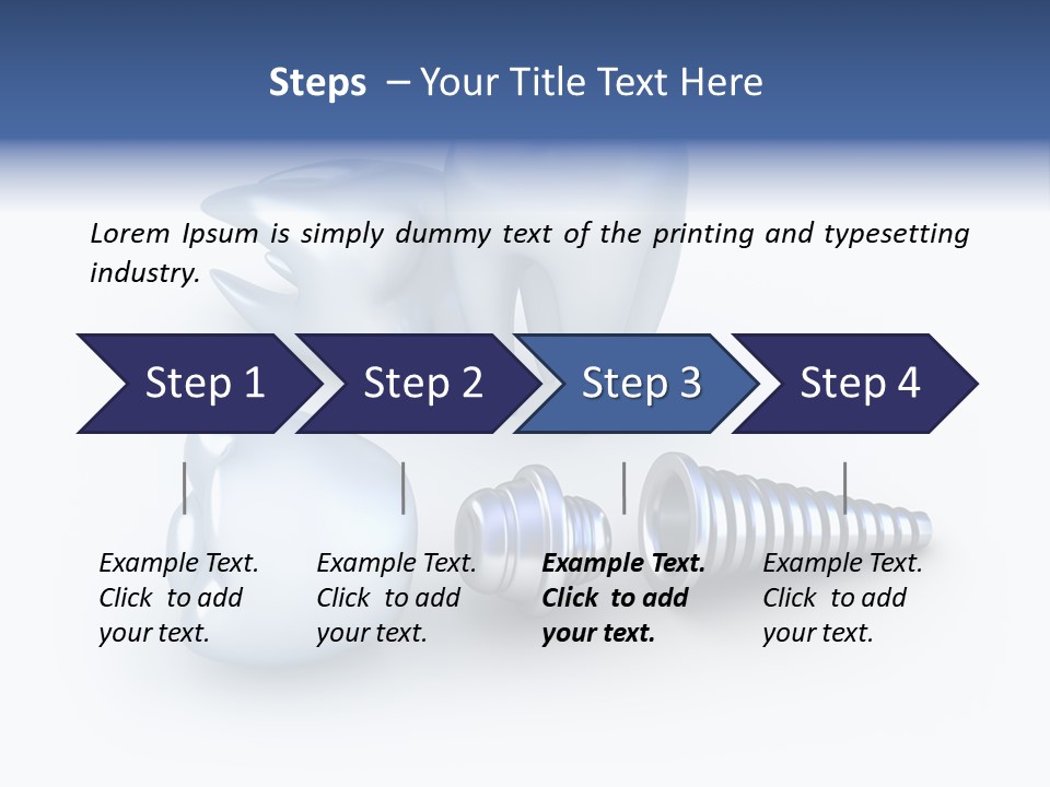 Artificial Treatment Dentistry PowerPoint Template