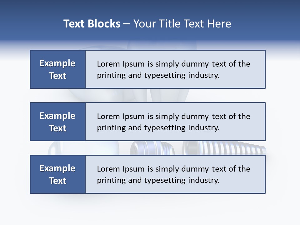 Artificial Treatment Dentistry PowerPoint Template
