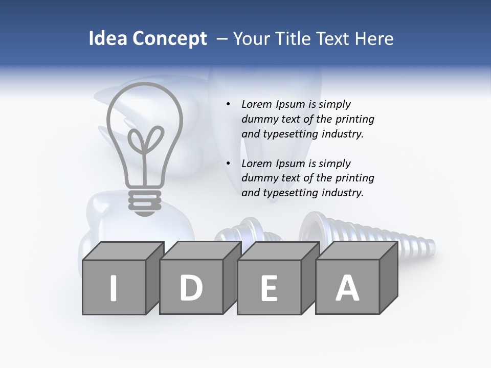 Artificial Treatment Dentistry PowerPoint Template