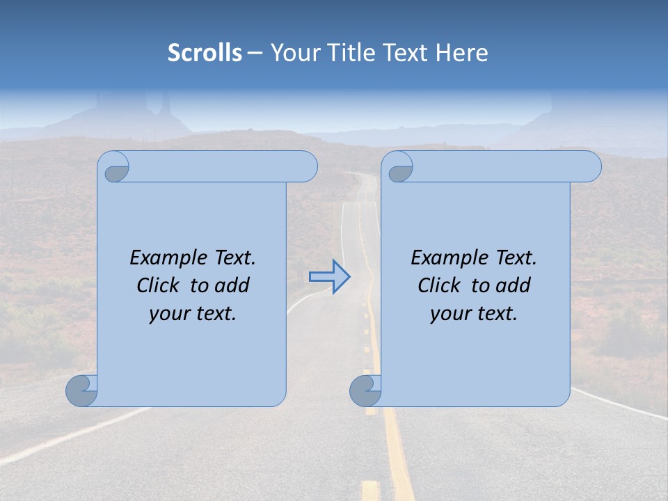 Freedom Nature Scenic PowerPoint Template