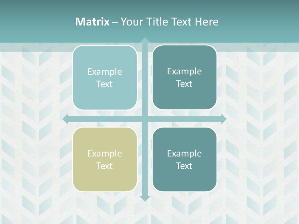 A Blue And White Pattern With A Green Background PowerPoint Template