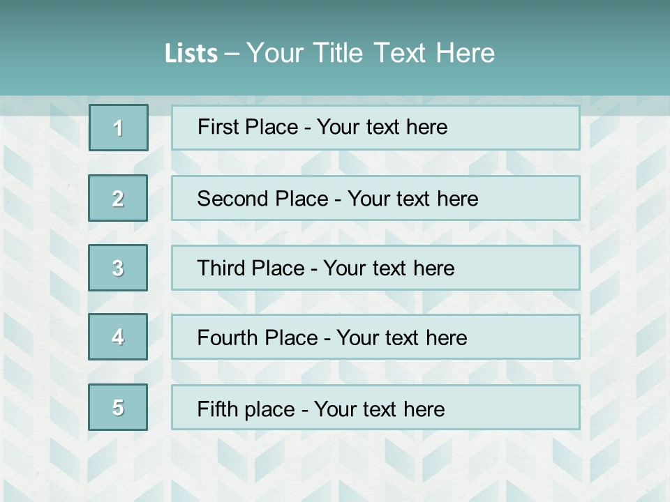 A Blue And White Pattern With A Green Background PowerPoint Template