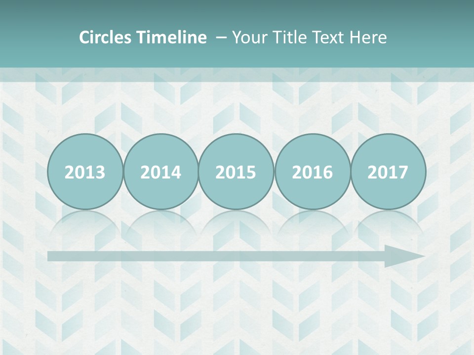 A Blue And White Pattern With A Green Background PowerPoint Template