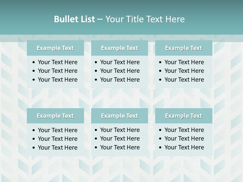 A Blue And White Pattern With A Green Background PowerPoint Template