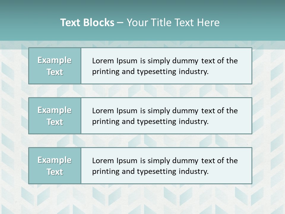 A Blue And White Pattern With A Green Background PowerPoint Template