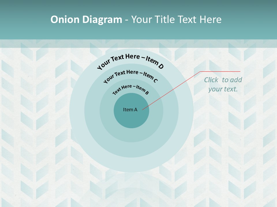 A Blue And White Pattern With A Green Background PowerPoint Template