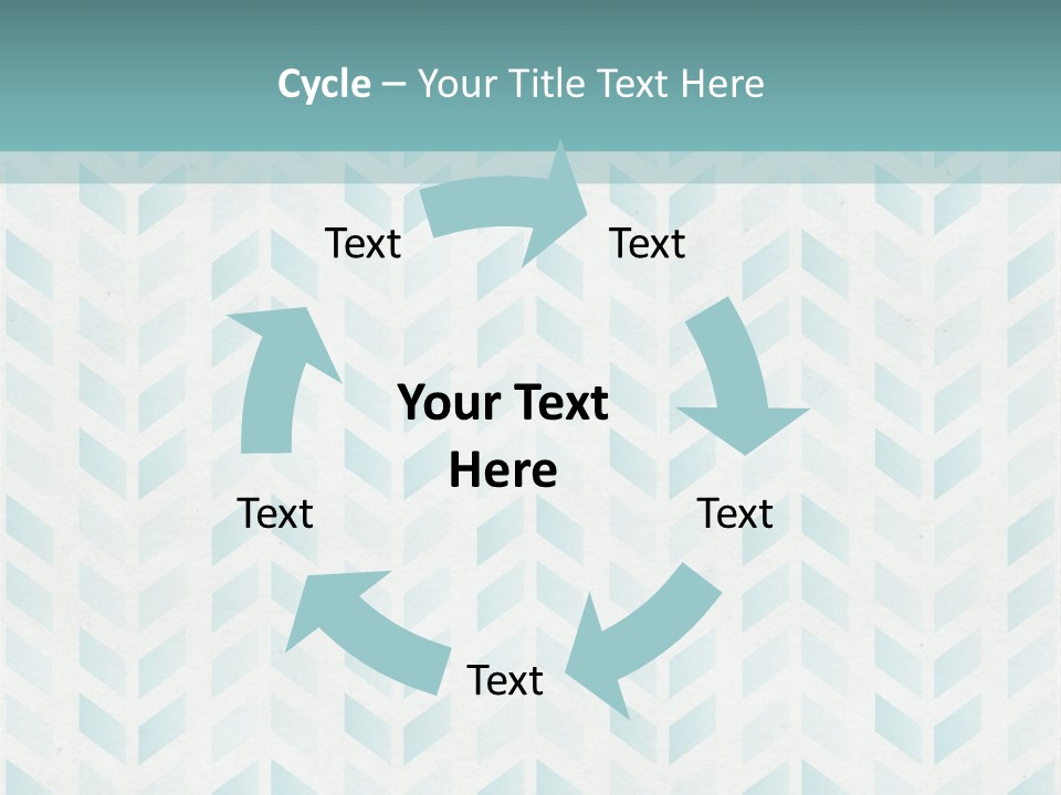 A Blue And White Pattern With A Green Background PowerPoint Template