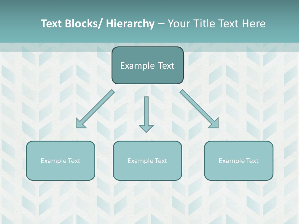 A Blue And White Pattern With A Green Background PowerPoint Template