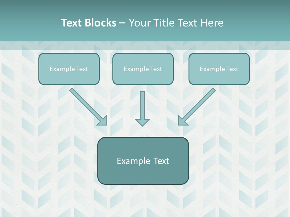 A Blue And White Pattern With A Green Background PowerPoint Template