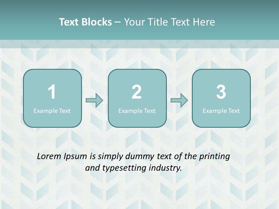A Blue And White Pattern With A Green Background PowerPoint Template