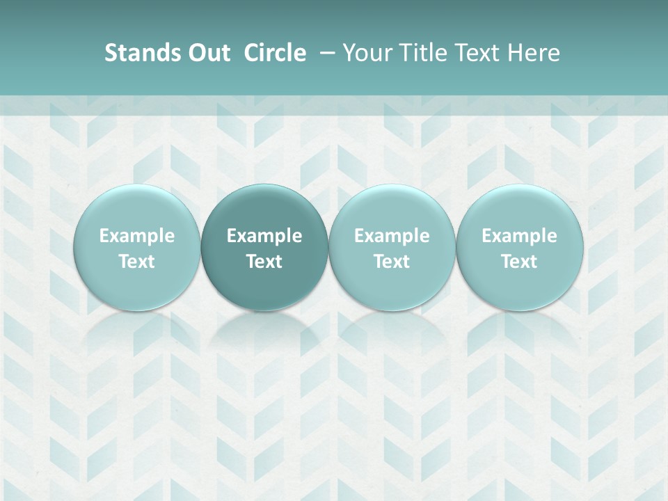 A Blue And White Pattern With A Green Background PowerPoint Template