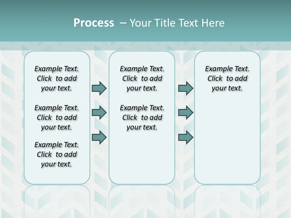 A Blue And White Pattern With A Green Background PowerPoint Template