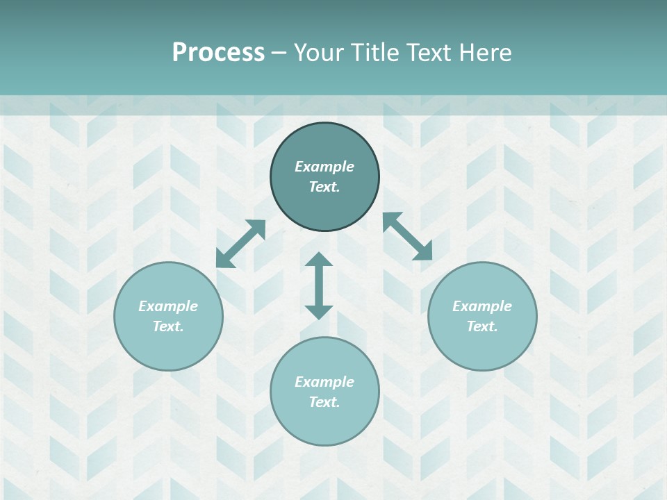 A Blue And White Pattern With A Green Background PowerPoint Template