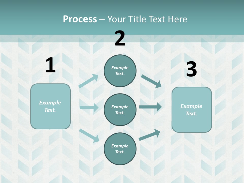 A Blue And White Pattern With A Green Background PowerPoint Template