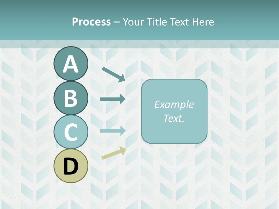 A Blue And White Pattern With A Green Background PowerPoint Template