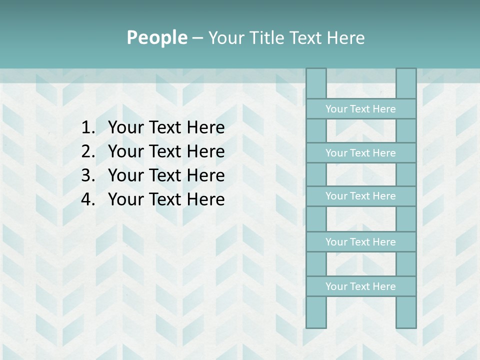 A Blue And White Pattern With A Green Background PowerPoint Template